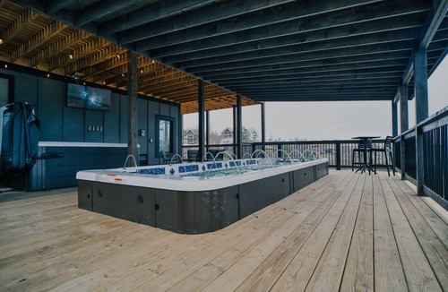 Chalet Village North House | Gatlinburg/Pigeon Forge Mountain Cabin w/game room, hot tub, new heated pool!