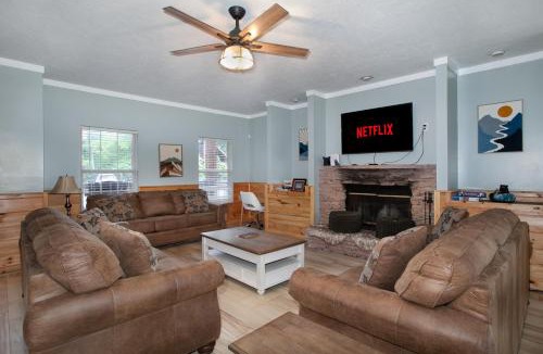 Chalet Village House | Gatlinburg's Getaway: View, Hot Tub, Theater, MORE