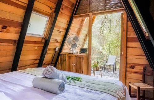 Xoxocotla Ski Chalet | Glamping Sostenible Cabaña El Santuario