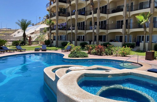 San Jose del Cabo Condo | Ground Level, On The Beach In Front of 4 surf breaks