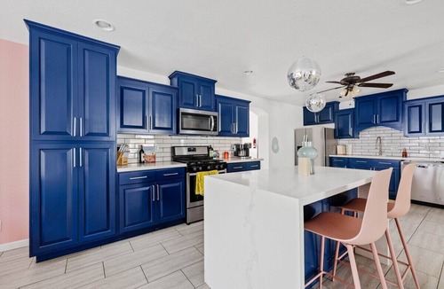 New Northtown House | Heated Pool! Game Room + Mountain View + KING Beds
