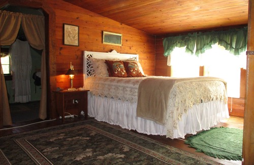 Kegley House | Historic cabin-close to I-77, antiques/Wi fi, great bath, a visit 'back in time'