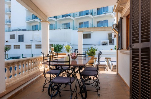 Sant Llorenc des Cardassar House | Holiday Apartment Dofí On the Beach with Terrace, & Sea View