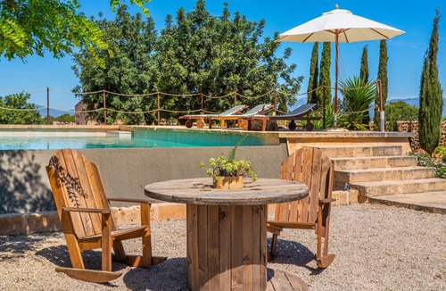 S'Aranjassa House | Holiday Home "Son Sunyer" with Mountain View, Pool, Garden, Balcony & Terrace