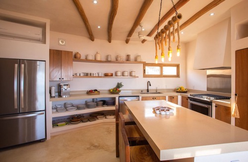 Higuera Blanca Villa | In the Sand Luxury Beach Front Villa w/climate-controlled Saltwater pool