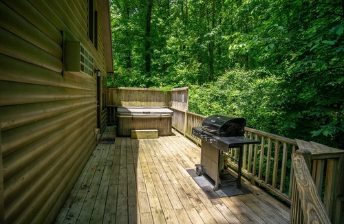 Helen Cabin | In the Woods feel, Walk to Town, Hot tub! Dogs Welcome, Fire Pit