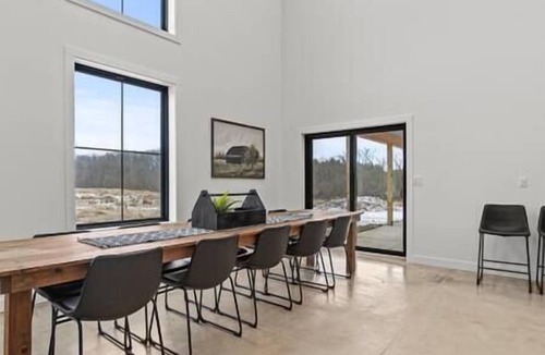 Auburn House | Indiana Dream Barn: Indoor Pool, Half-Court Gym, & Theater