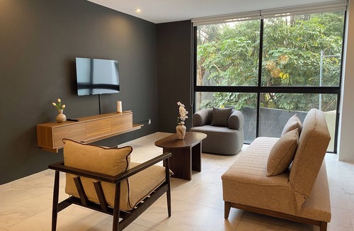 Providencia Apartment | Japandi 2 BedRoom/Daily Cleaning