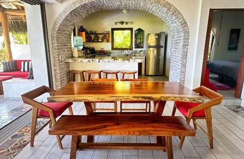 North End House | JAW-DROPPING SAYULITA BEACHFRONT home! Heated pool on perfect ocean view deck.