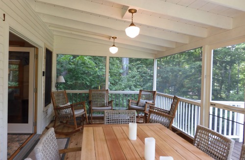 Center Lovell Cottage | Kezar Lake Beautiful Waterfront Property Beach Dock Mtn View AC Now Booking 2026