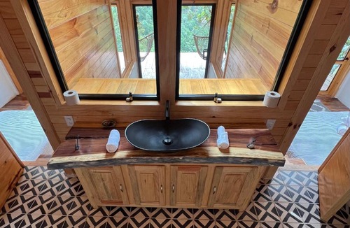 San Jose del Pacifico Cabin | Laberinto del Pacifico Cloud Cabin with Forest and Mountain View