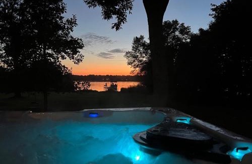 Ramsey County House | Lakefront Retreat- Sauna, Hot Tub, Firepit & More
