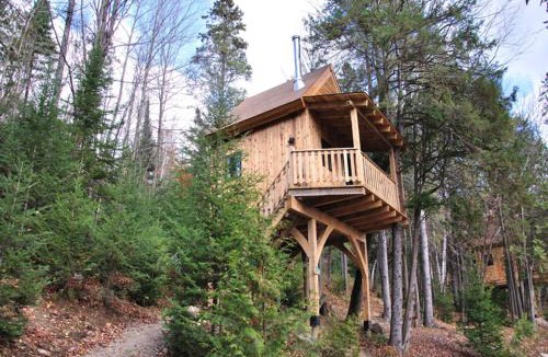 Pine Hill Ski Chalet | Les Cabanes du Trappeur avec spa et sauna
