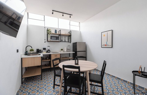 Puebla Historic Center House | Loft en Casona 212: Lujo y alta conectividad+Est