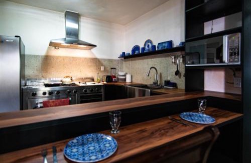 Leon House | Lujosa casa: alberca terapéutica 3x2m, chimenea, cocina profesional