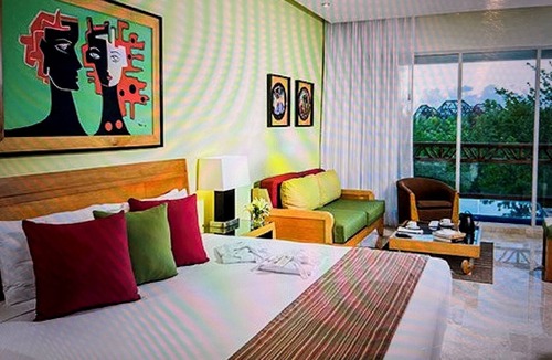 Las Jarretaderas Hotel | Lux-Oceanfront "Deluxe 2 BR and 3 Bath" at the Grand Mayan, private splash pool