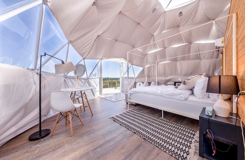 Marble Falls Cabin | Luxurious Dome for Unforgettable Stays in Burnet, Texas