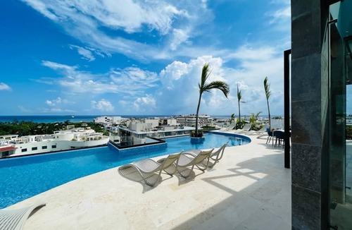 Gonzalo Guerrero Apartment | Luxury & Peace/Infinity Pool/Gym/Parking/5MinBeach
