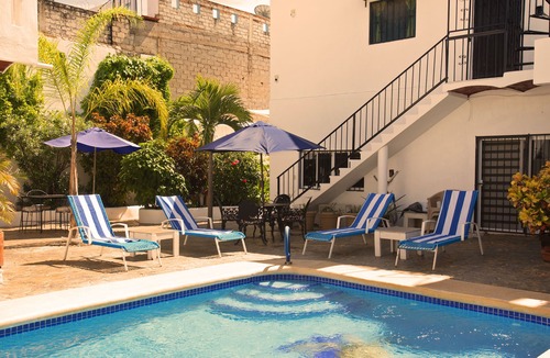 Los Pescadores House | Mexican village! 1/2 block to beach! Pool! Casa de la Alegria at Casa-Pacifico
