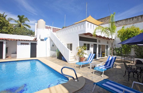 Los Pescadores House | Mexican village! 1/2 block to beach! Pool! Casa de la Alegria at Casa-Pacifico
