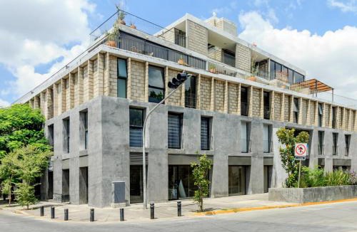 Downtown Guadalajara Apartment | Modern Design Loft w Gym Coworking 2 BD 102