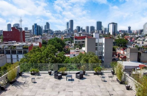 Colonia Cuauhtemoc Apartment | Modern Meets Metal: Industrial Elegance Defined in Every Corner's Craft.n