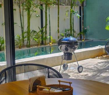 Conkal Apartment | New Bamboo Casa Azul Pool Paddle Tennis and Soccer