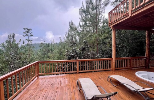 San Jose del Pacifico Ski Chalet | New Secret Chalet in Magic Forest with Starlink