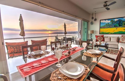 Bucerias House | Nova - Beachfront Condo with Private Office & Panoramic Views