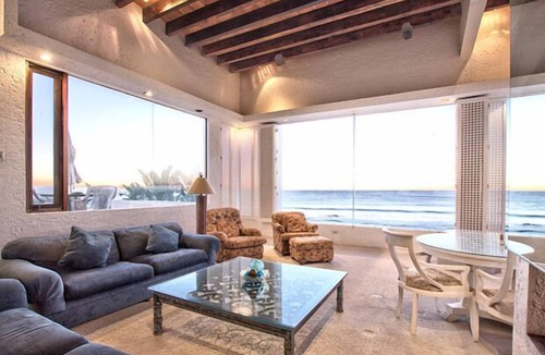 La Fonda House | Ocean Front - Private Land on Peninsula - Private Resort - Sandy Beach