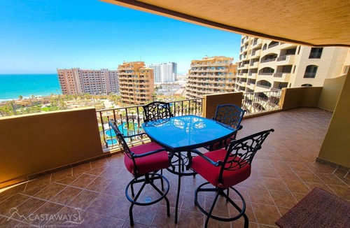 Puerto Penasco Condo | Ocean View Upper Floor Luxury Condo - Bella Sirena B703 1 BR 1 BA Next to the Pool, Wi-Fi