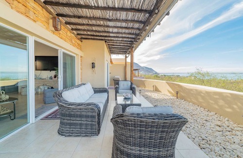 La Paz House | Oceanview Home Puerta Cortes, Golf Cart Included!