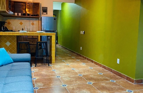 Emiliano Zapata Apartment | Old town WIFI A/C Rooftop/Pool Private Balcony Apt#1