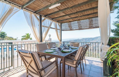 Torrox Villa | One-Level Mountain Villa: Spectacular Views, Pool & Hot Tub