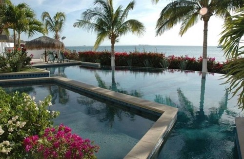 La Paz Condo | ONLY TRUE BEACH FRONT Condo in REAL La Paz! Full Sunset View, 2 Pools, Pool Bar