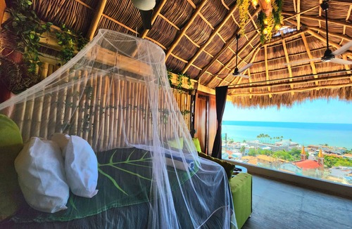 Downtown Puerto Vallarta Cabin | Panoramic Glam Tree-House Spectacular OCEAN VIEW+Pool~Steps from Beach & Malecon