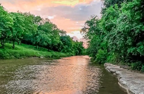 Liberty Hill House | Peaceful Riverfront Home with Enclosed Yard - Walk to the River
