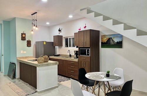 Chicxulub Puerto Apartment | Penthouse w private pool and patio! Enjoy walks in the beach and amazing sunsets