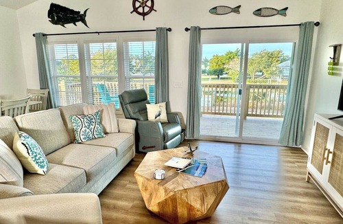 Cedar Point House | Pet-Friendly Waterfront Home – Deep Water Dock, Boat Lift & Fire Pit!