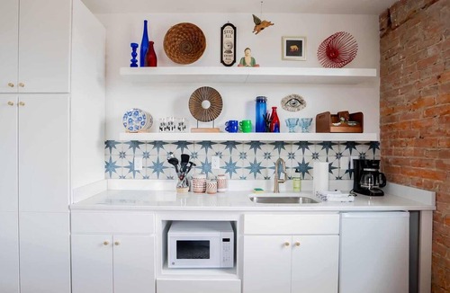 Covington Apartment | Pickle Factory Hotel—1BR Beside New Distillery!