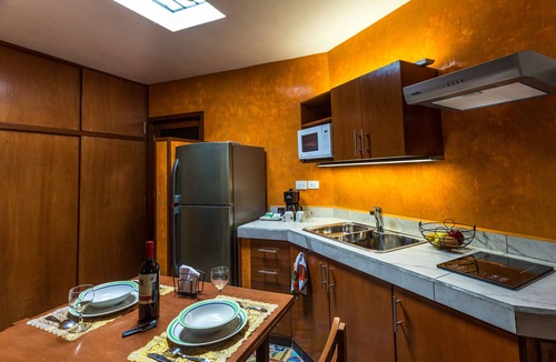 Centro Apartment | Plunge pool view! studio w/Netflix, wine cooler, etc. .9 mi. from central sq.