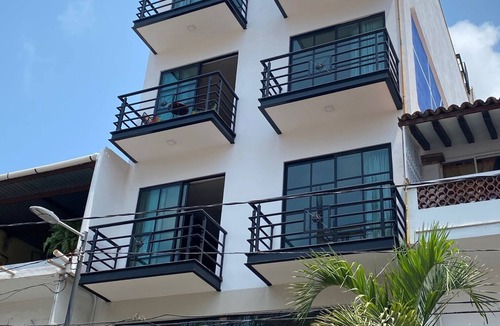 Downtown Puerto Vallarta Apartment | Private balcony A/C Down town Terrace/Pool WiFi Apt#2
