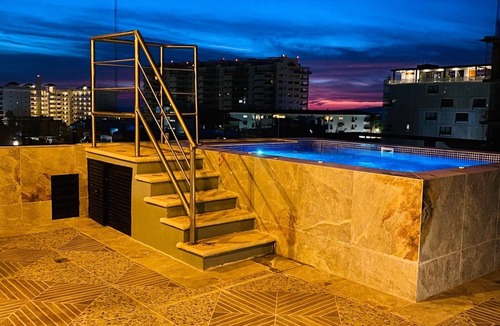 Downtown Puerto Vallarta Apartment | Private balcony A/C Down town Terrace/Pool WiFi Apt#2