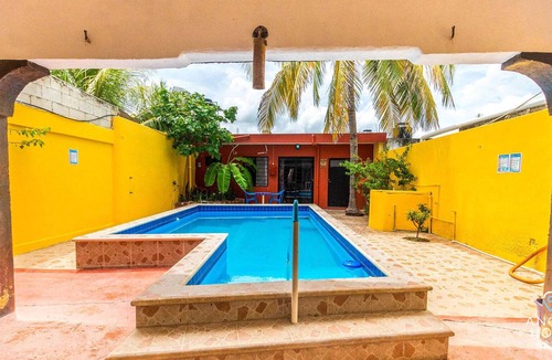 Progreso Municipality Apartment | Private BBQ Patio |1 Block to the Beach & Malecón!