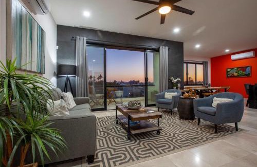 Colina del Sol House | Private Pool Townhome with Rooftop and Malecón 5 min Walk