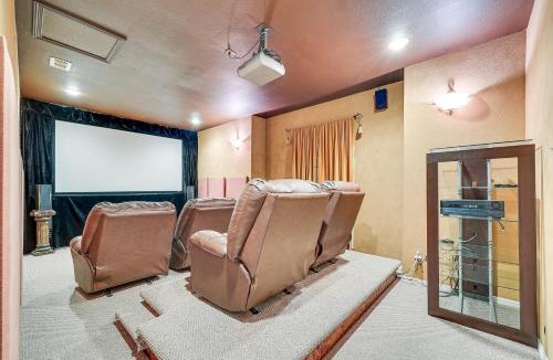 Palmhurst House | Private Theater and Pool Spacious Mission Home