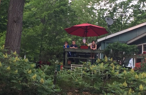Lake Cottage | Red Roof Hilltop Cottage Overlooking Lake W/Extra Bunkhouse And Pet Friendly!