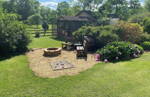 Rockbridge Baths House | Relax by the River and enjoy the views.