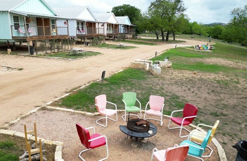 Kerrville Cabin | River View Deluxe King Cabin near Downtown #21