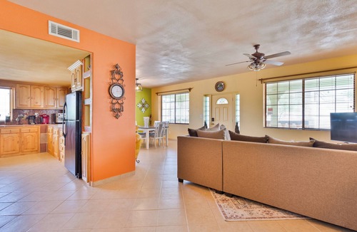 La Choya House | Rocky Point Rooftop Margarita Deck with Ocean Views, Sleeps 8, Steps From Beach!